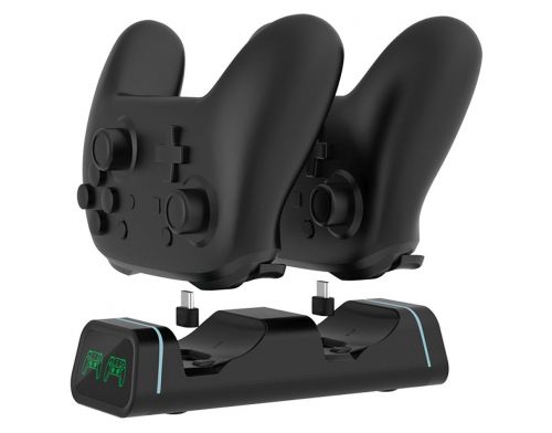 Зарядная станция Dobe Dual Game Controller Charging Dock for Switch Pro / PS5 / Xbox Series S / X фото №3