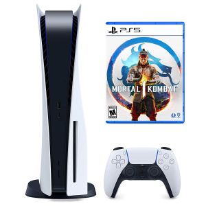 Приставка Sony PlayStation 5 с Blu-Ray приводом 825Gb + Mortal Kombat 1 (Гарантия 18 месяцев)