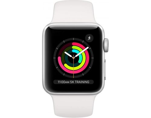 Фото №3 - Apple Watch Series 3 GPS 38mm Silver Aluminium Case with White Sport Band Б.У.
