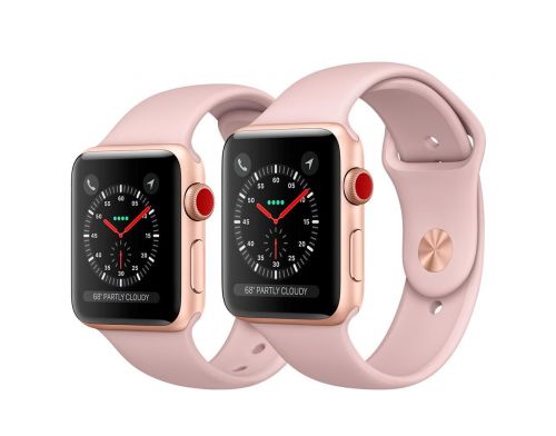 Фото №3 - Apple Watch Series 3 38mm Gold Aluminum Case with Pink Sand Sport Band Б.У.