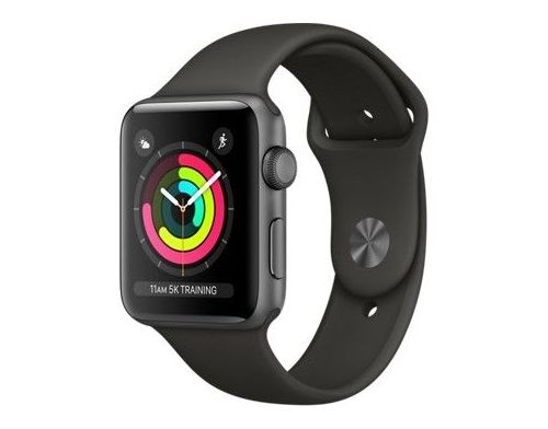 Фото №1 - Apple Watch Series 3 42mm GPS Space Gray Aluminum Case with Gray Sport Band Б.У.