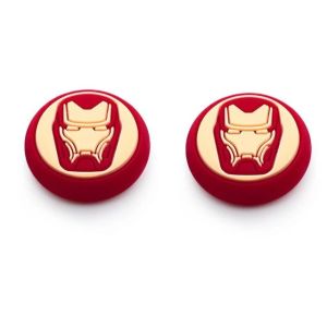 Накладки на стик PS5 PS4 Xbox Series Xbox One Nintendo Switch Pro Iron Man (2 штуки)