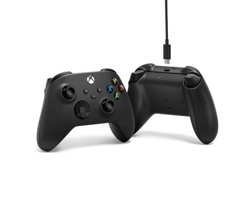 Геймпад беспроводной Microsoft Xbox Series Carbon Black + Кабель USB TYPE-C (Повреждённая упаковка) фото №3