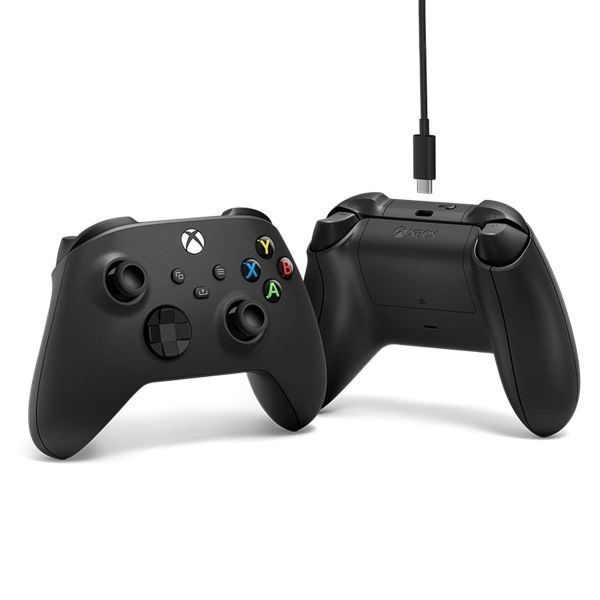 Геймпад беспроводной Microsoft Xbox Series Carbon Black + Кабель USB TYPE-C (Повреждённая упаковка) фото №3