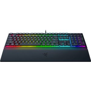 Клавіатура провідна Razer Ornata V3 RGB Mecha-Membrane Switch USB RU Black (RZ03-04460800-R3R1)