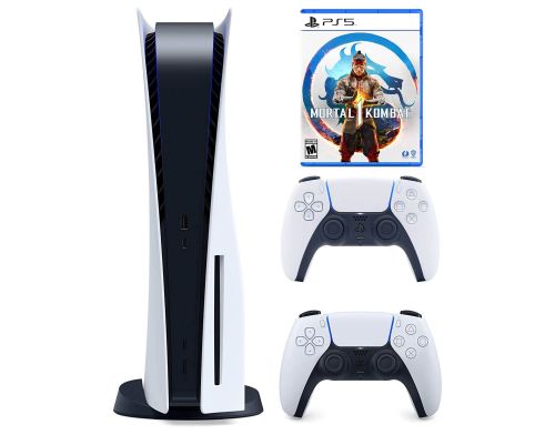 Фото №1 - Приставка Sony PlayStation 5 825Gb Blu-Ray + доп. джойстик + Mortal Kombat 1