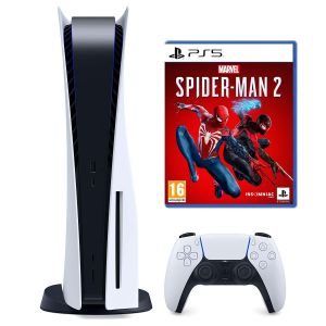 Приставка Sony PlayStation 5 с Blu-Ray приводом 825Gb + ваучер Spider-Man 2 (Гарантия 18 месяцев)