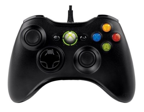 Фото №1 - Microsoft Xbox 360 Wired Controller Black Копия