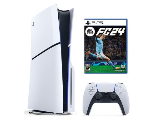 Фото №1 - Приставка PS5 Slim с Blu-Ray приводом + EA SPORTS FC 24