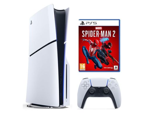Фото №1 - Приставка PS5 Slim с Blu-Ray приводом + Spider-Man 2