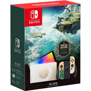 Портативная игровая консоль Консоль Nintendo Switch OLED Model The Legend of Zelda: Tears of the Kingdom Edition Б.У.