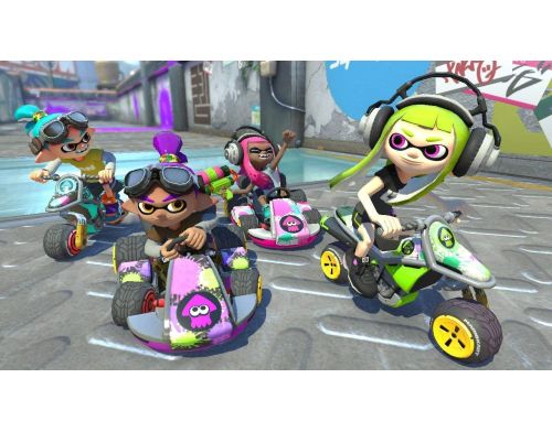 Портативная игровая консоль Nintendo Switch Oled + Mario Kart 8 Deluxe + 3 месяца NS Online фото №4