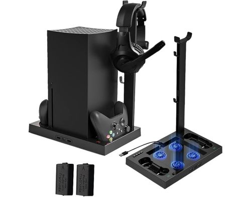 Зарядная станция iPlay XBOX Series S Dual Controller Charger Station Vertical Stand Cooling Fun фото №3