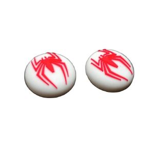 Накладки Darius Loot Spider-Man Red White на стики геймпада для PS4, PS5, Xbox