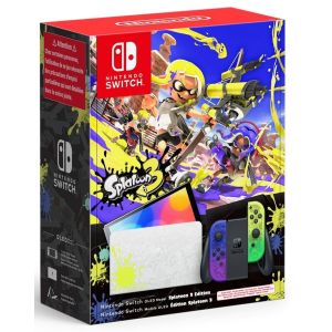 Портативная игровая консоль Консоль Nintendo Switch – OLED Model Splatoon 3 Edition Б.У.