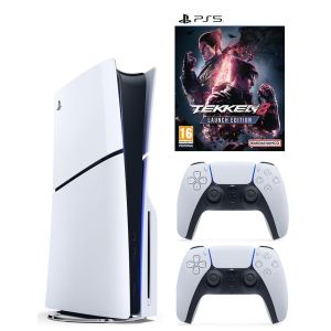 Ігрова консоль PS5 Slim з Blu-Ray приводом + додатковий джойстик + Tekken 8
