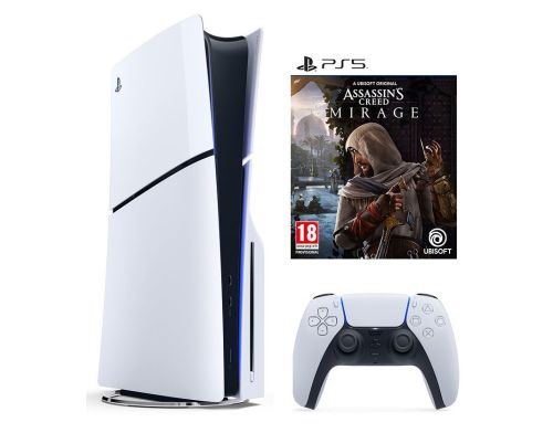 Фото №1 - Приставка PS5 Slim с Blu-Ray приводом + Assassin's Creed Mirage