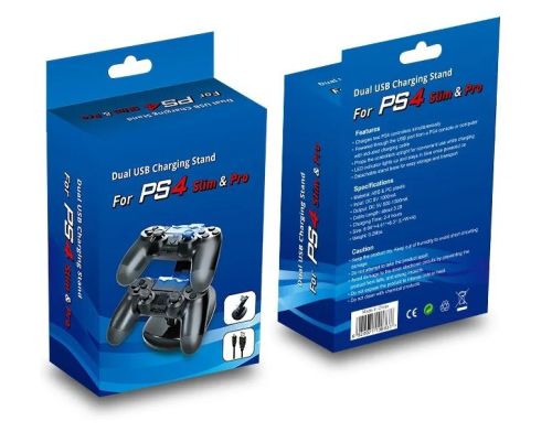 Фото №1 - Dual Usb charging stand For PS4 Slim&Pro ( HB- P4002B)
