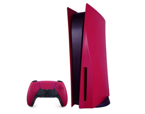 Лицьова панель Playstation 5 Blu-ray із дисководом Rose Red фото №3