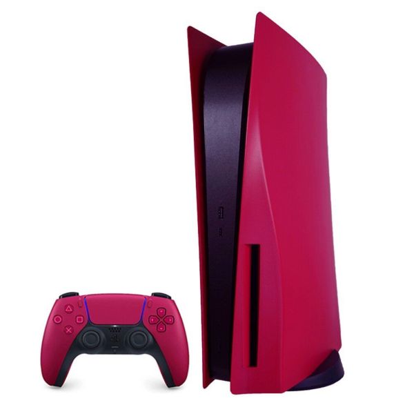 Лицьова панель Playstation 5 Blu-ray із дисководом Rose Red фото №3