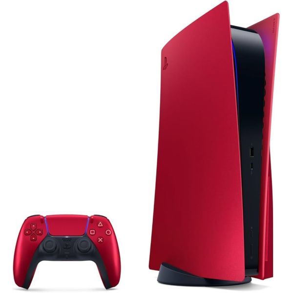 Лицьова панель Playstation 5 Blu-ray із дисководом Red фото №2
