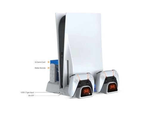 Зарядная станция Dobe Multifunction Cooling Charging Dock for PS5 / PS5 Slim фото №2