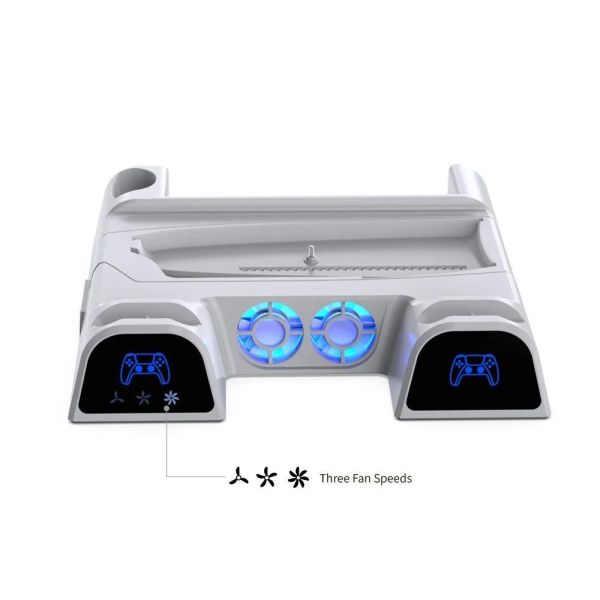 Зарядная станция Dobe Multifunction Cooling Charging Dock for PS5 / PS5 Slim фото №3