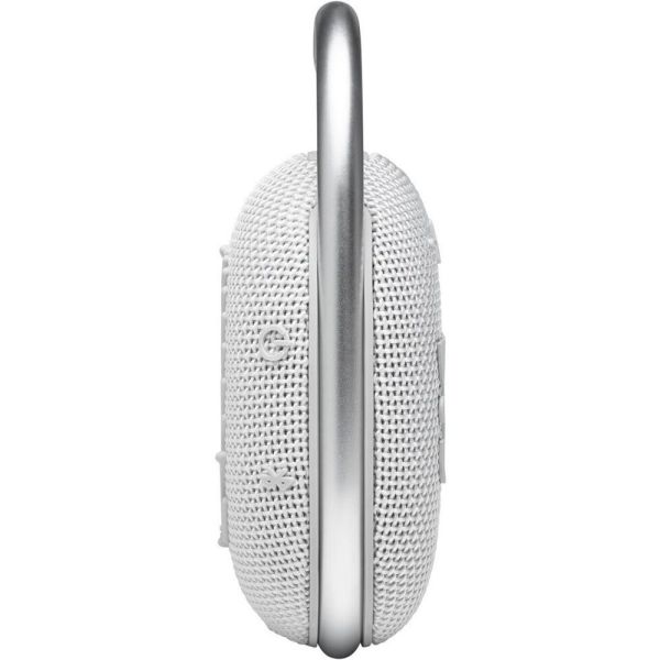 Портативна колонка JBL Clip 4 White (JBLCLIP4WHT) фото №2