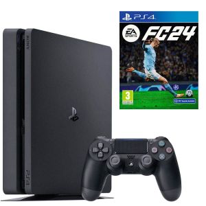 Sony PlayStation 4 SLIM 1 TB Б.У. + EA SPORTS FC 24 русская версия (Гарантия 6 месяцев)