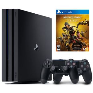 Игровая консоль Sony PlayStation 4 PRO 1 TB  CUH-72xx + Доп Джойстик Version 2 + Mortal Kombat 11 PS4 русская версия Б.У.