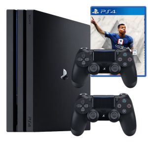Игровая консоль Sony PlayStation 4 PRO CUH-70-71xx 1 Tb + Доп. Джойстик Version 2 + FIFA Б.У.