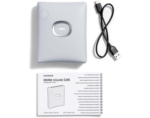 Фотопринтер Fujifilm INSTAX SQUARE LINK Ash White (16785470) фото №2