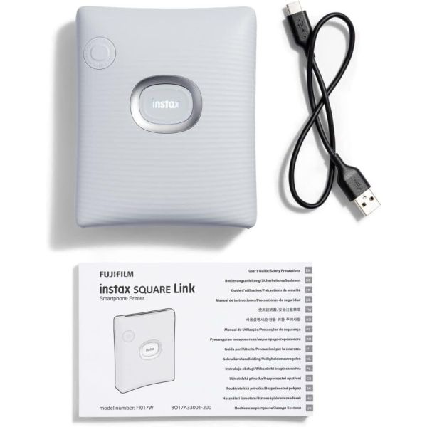 Фотопринтер Fujifilm INSTAX SQUARE LINK Ash White (16785470) фото №2