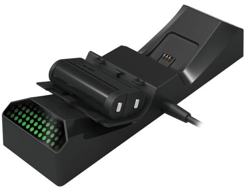 Зарядная станция Hori Dual Charge Station Designed for Xbox Series X/S AB10-001U (Поврежденная упаковка) Б.У. фото №3
