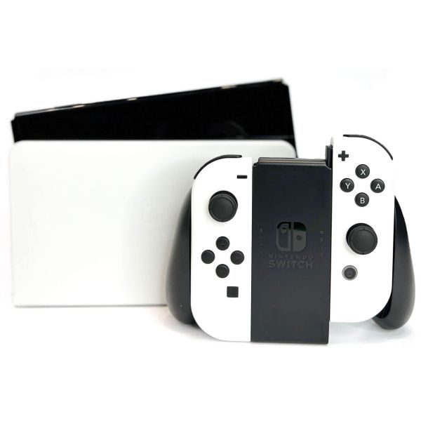Портативная игровая консоль Nintendo Switch (OLED model) White set (Уценка) фото №4