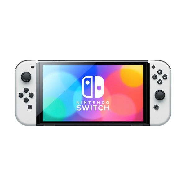 Портативная игровая консоль Nintendo Switch (OLED model) White set (Уценка) фото №5