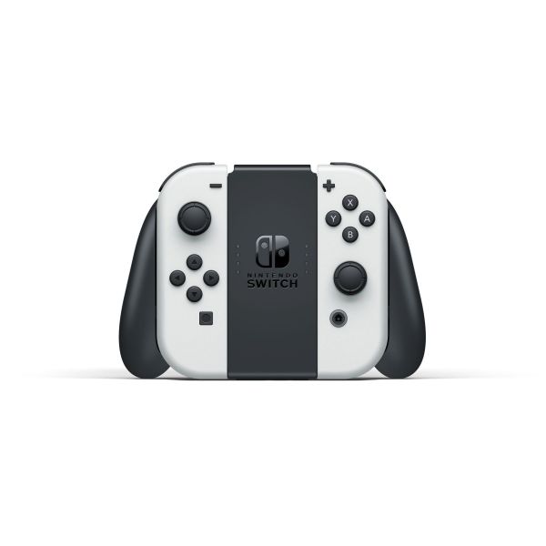 Портативная игровая консоль Nintendo Switch (OLED model) White set (Уценка) фото №3