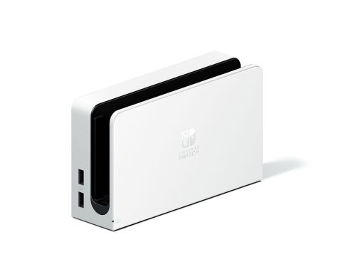 Портативная игровая консоль Nintendo Switch (OLED model) White set (Уценка) фото №6