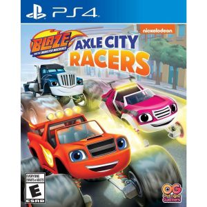 Игра Blaze and the Monster Machines Axle City Racers PS4 Английская версия Б.У.