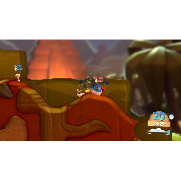 Игра Worms Battlegrounds PS4 Английская версия  Б.У. фото №2