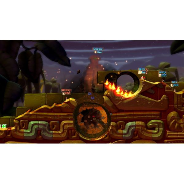 Игра Worms Battlegrounds PS4 Английская версия  Б.У. фото №4