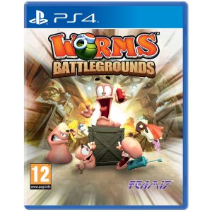Игра Worms Battlegrounds PS4 Английская версия  Б.У.