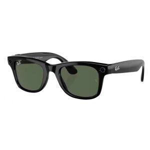 Смарт-очки Ray-Ban Meta Wayfarer Shiny Black Frame Green Lenses (RW4006 601/71 50-22)