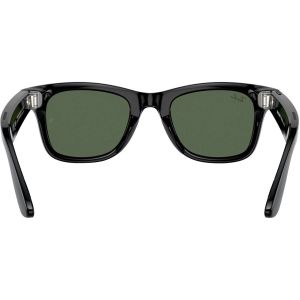 Смарт-очки Ray-Ban Meta Wayfarer Shiny Black Frame Green Lenses (RW4006 601/71 50-22)