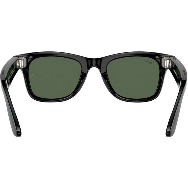Смарт-очки Ray-Ban Meta Wayfarer Shiny Black Frame Green Lenses (RW4006 601/71 50-22) фото №3