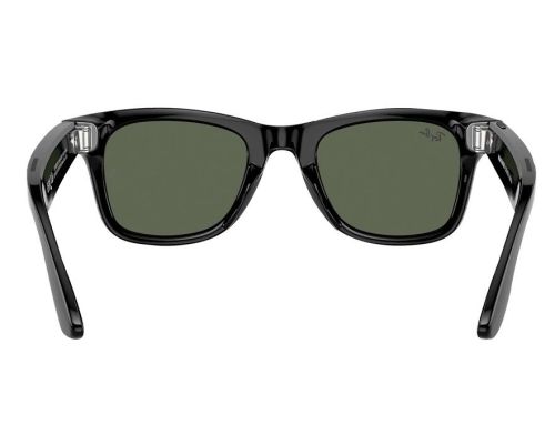 Смарт-очки Ray-Ban Meta Wayfarer Shiny Black Frame Green Lenses (RW4008 601/71 53-22) фото №2