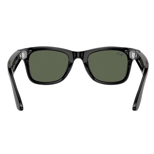 Смарт-очки Ray-Ban Meta Wayfarer Shiny Black Frame Green Lenses (RW4008 601/71 53-22) фото №2