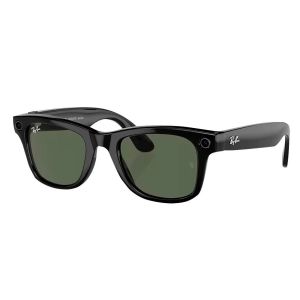 Смарт-очки Ray-Ban Meta Wayfarer Shiny Black Frame Green Lenses (RW4008 601/71 53-22)