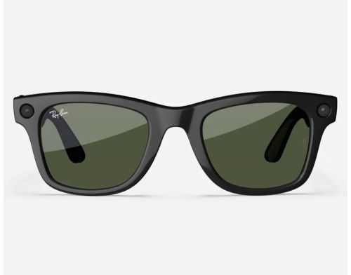 Смарт-очки Ray-Ban Meta Wayfarer Shiny Black Frame Green Lenses (RW4008 601/71 53-22) фото №3