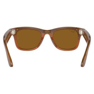 Смарт-очки Ray-Ban Meta Wayfarer Shiny Caramel Frame Brown Lenses (RW4008 670683 53-22)